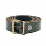 کمربندچرم زنانه دوردوخت سبز