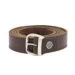 کمربندچرم زنانه قهوه ای تیره مدل کوروکو