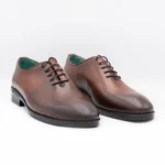 کفش چرم مردانه مجلسی بندی ساده