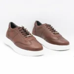 کتونی ونس چرم مردانه قهوه‌ای