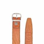 کمربندچرم زنانه قهوه ای روشن مدل کوروکو - Image 3