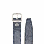 کمربندچرم زنانه سورمه ای مدل کلاسیک - Image 3