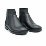 بوت چرم مردانه زیپ دار مدل کاوه