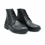 بوت چرم مردانه بغل زیپ مدل سهند