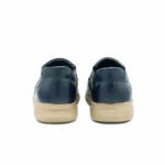 کفش چرم مردانه بی بندسورمه ای مدل آراز - Image 2