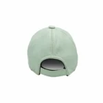 کلاه لب دار چرم سبز پاستیلی - Image 6