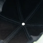 کلاه لب دار چرم سبز پاستیلی - Image 2