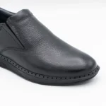 کفش چرم طبی مردانه بی‌بند مدل آریو - Image 2