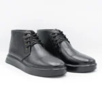 نیم بوت چرم مردانه چهاربند