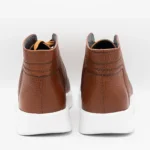 نیم بوت ونس چرم مردانه عسلی - Image 2