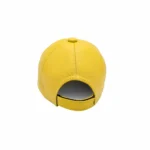 کلاه لب دار چرم زرد - Image 6