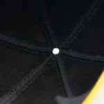 کلاه لب دار چرم زرد - Image 2