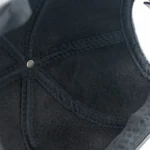 کلاه لب دار چرم مشکی - Image 7