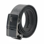 کمربند مردانه چرم گاومیش با سگک ریلی