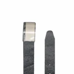 کمربند مردانه چرم گاومیش با سگک کلاسیک - Image 2